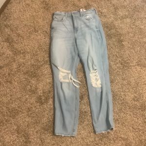 brand new holister mom jeans